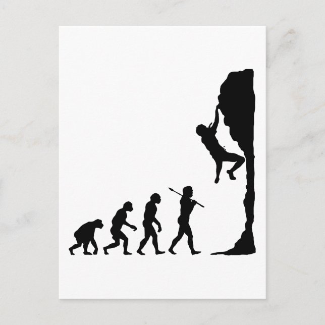 Rock Climbing Postkarte (Vorderseite)