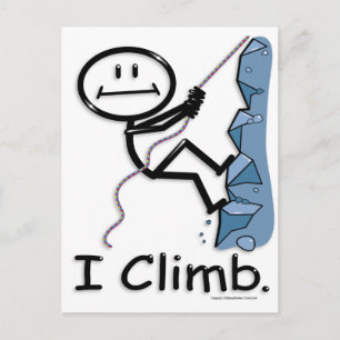 Rock Climbing Postkarte