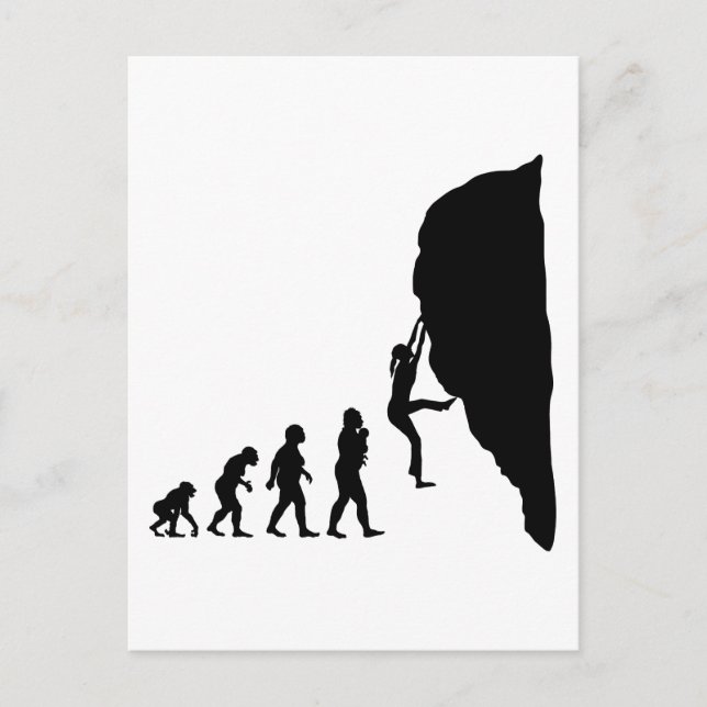Rock Climbing Postkarte (Vorderseite)
