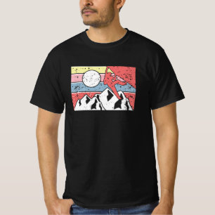 Rock Climbing Retro Vintag T-Shirt