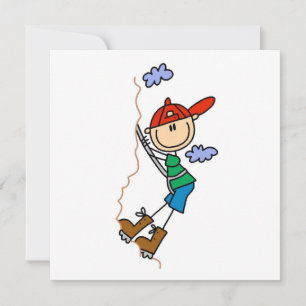 Rock Climbing Strichmännchen