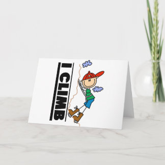 Rock Climbing Tshirts und Geschenke Karte