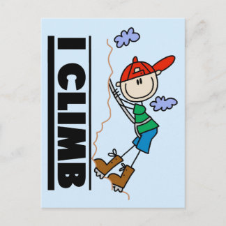 Rock Climbing Tshirts und Geschenke Postkarte