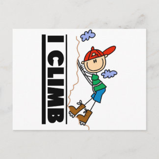 Rock Climbing Tshirts und Geschenke Postkarte