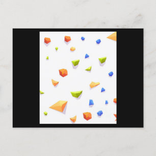 Rock Climbing Wall Grips Matts Ropes Bouldering Sp Postkarte