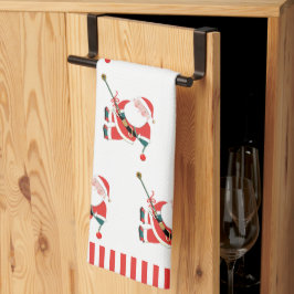 Rock Climbing Weihnachts-Küchentuch Geschirrtuch