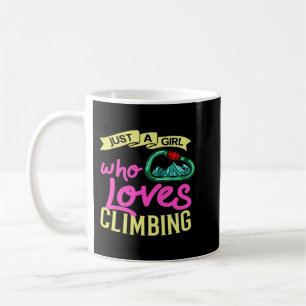 Rock Climbing Women Indoor Bouldering Girl Wall Tr Kaffeetasse