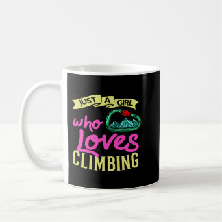 Rock Climbing Women Indoor Bouldering Girl Wall Tr Kaffeetasse