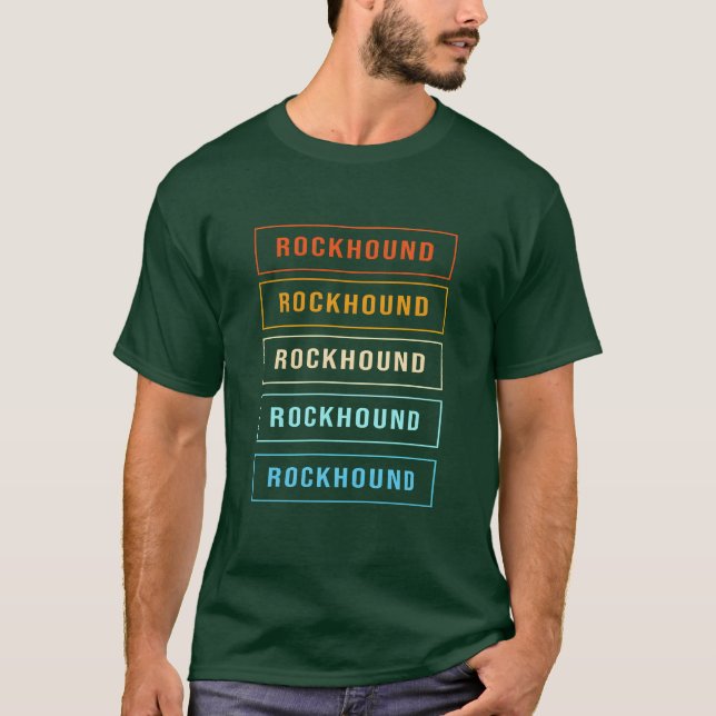 Rock Collecting Rockhound Geologist friends T-Shirt (Vorderseite)