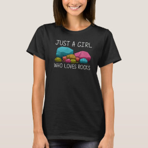 Rock Collections Artwork for Girls Kids Geology T-Shirt