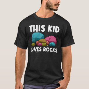 Rock Collections Artwork Kids Kleinkinder Geologie T-Shirt