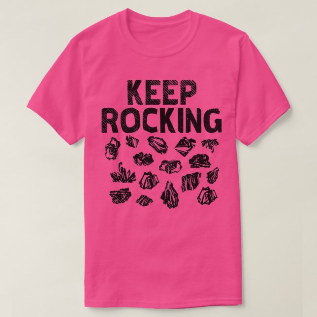 Rock Collector Behalte Rocking 1 T-Shirt (Design vorne)