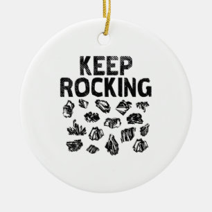 Rock Collector - Behalten Rocking Keramik Ornament