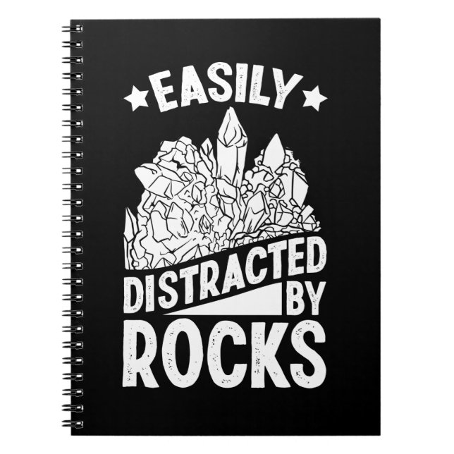 Rock Collector Geologin Funny Geology Notizblock (Vorderseite)