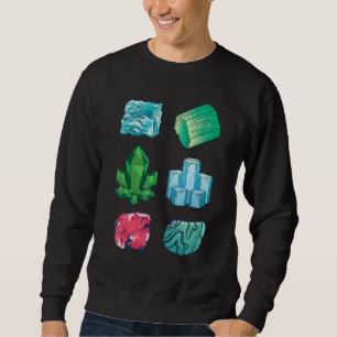 Rock Collector Geologist Mineral Collection Geolog Sweatshirt