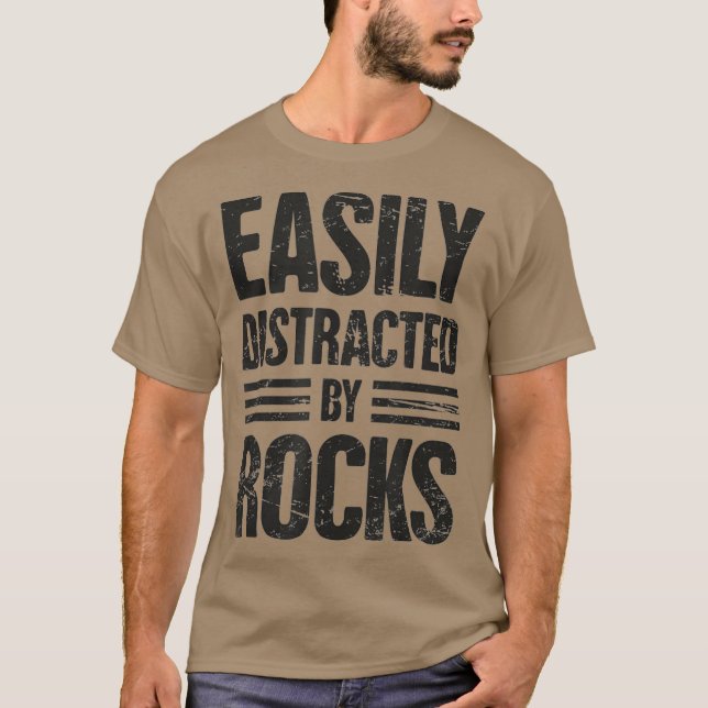 Rock Collector Geology Mineral Rockhounding T-Shirt (Vorderseite)