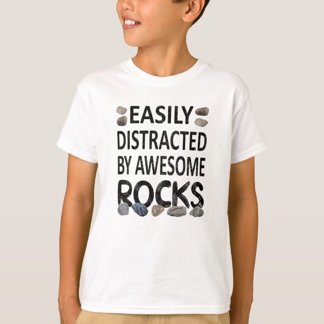 Rock Collector Rockhounding Geologie Geologin T-Shirt (Vorderseite)