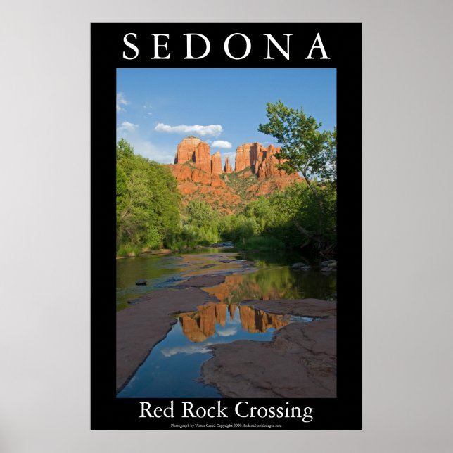 Rock Crossing in Sedona 4160 Poster (Vorne)