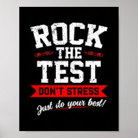 Rock den Test nicht Stress, nur den besten Test du