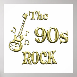 ROCK DER 90er Jahre Poster