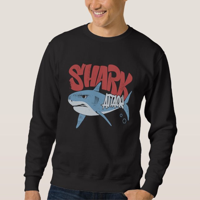 Rock Dolphin A Great Week For A Shark To Stay Posi Sweatshirt (Vorderseite)