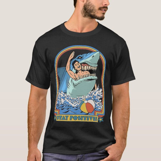 Rock Dolphin Eine große Woche für einen Hai zum Bl T-Shirt (Vorderseite)