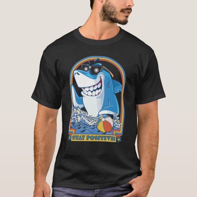Rock Dolphin Eine große Woche für einen Hai zum Bl T-Shirt (Vorderseite)