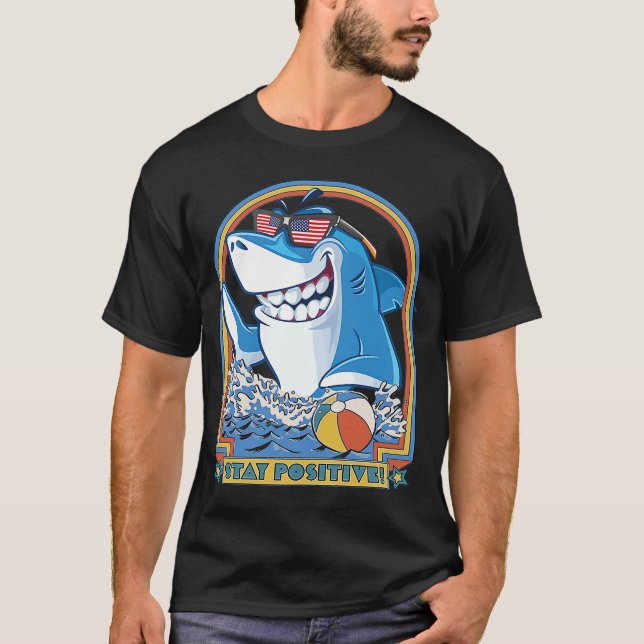Rock Dolphin Eine große Woche für einen Hai zum Bl T-Shirt (Vorderseite)
