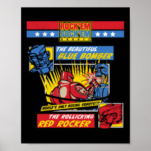 Rock em Sock em - Boxing Roboter Comic Page Poster