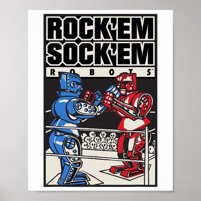 Rock em Sock em Roboter Boxring Poster (Vorne)