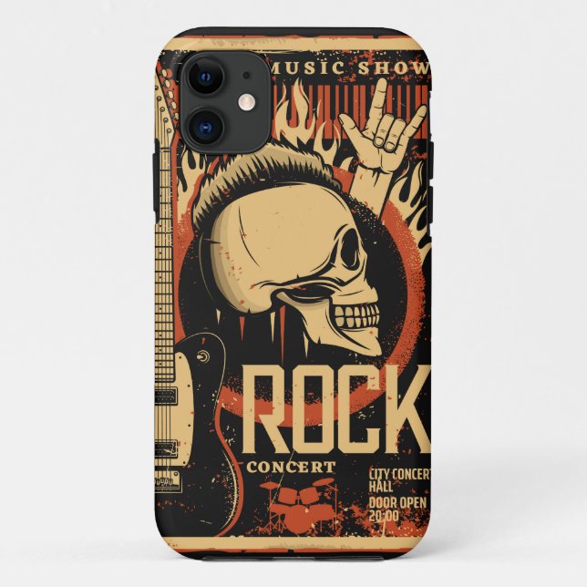 Rock fest Case-Mate iPhone hülle (Rückseite)
