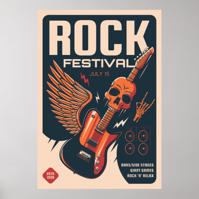 Rock Festival Poster (Vorne)