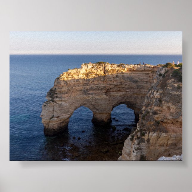 Rock formations in Algarve Poster (Vorne)