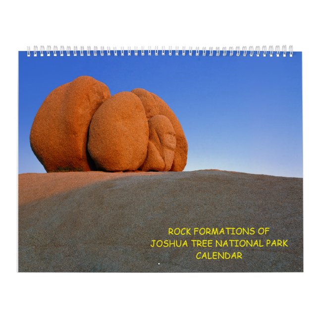 "Rock Formations of Joshua Tree National Park"  Kalender (Titelbild)
