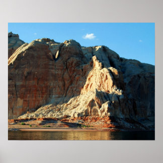 Rock Formations on Lake Powell in Arizona Poster