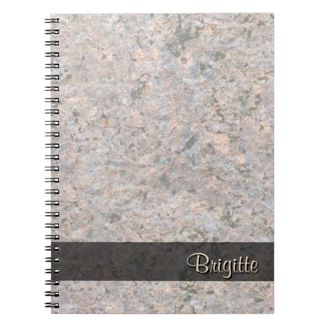 Rock Foto Geologie Textur beliebiger Texte Notizblock (Vorderseite)