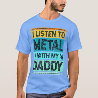 Rock für Kleinkinder Rock Väter Junge Mädchen Spaß T-Shirt