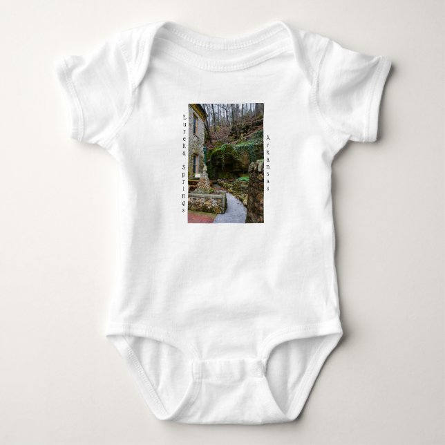 Rock Garden Patio Baby Strampler (Vorderseite)