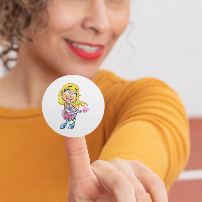 Rock Girl Stickers (Von Creator hochgeladen)