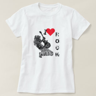 Rock-Gitarrist-T-Shirt T-Shirt