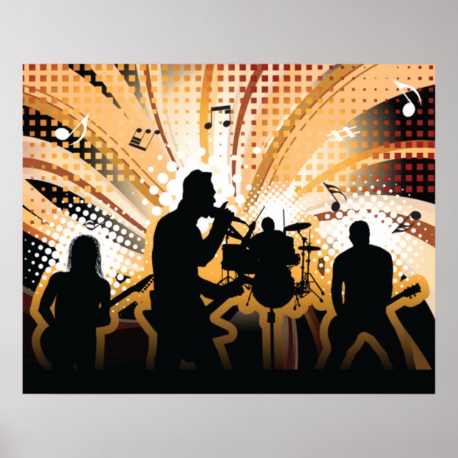 Rock Group Poster (Vorne)