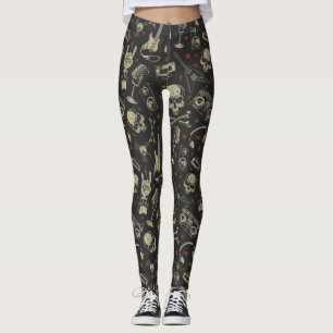 Rock/Grunge/Punk/Metallmusik Leggings