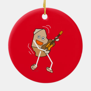 Rock Guitar Keramik Ornament