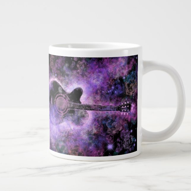 Rock Guitar Mug Purple Jumbo-Tasse (Rechts)
