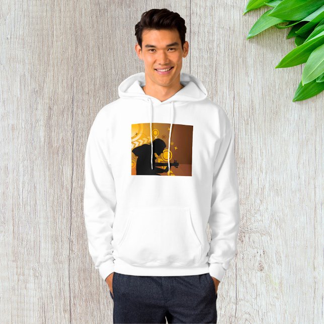 Rock Guitarist Rocker Musician Hoodie (Von Creator hochgeladen)