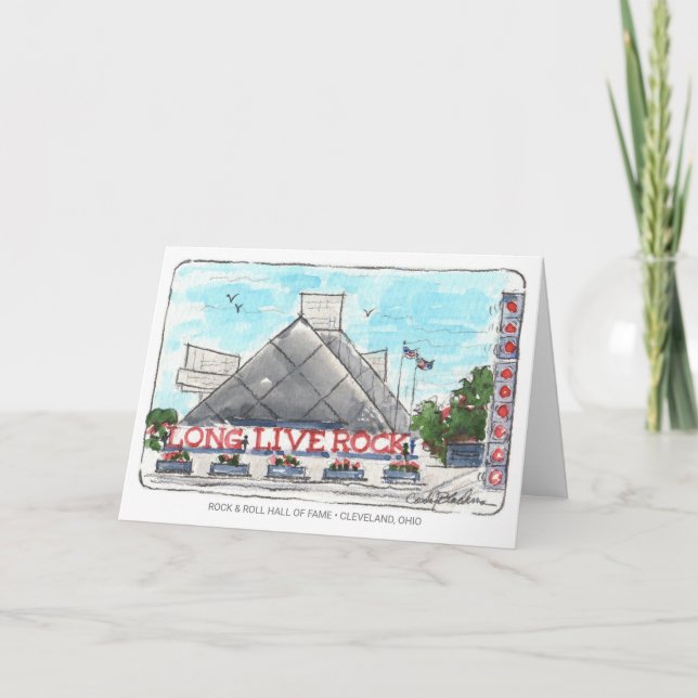 Rock Hall geklappt Notecard Karte (Vorderseite)