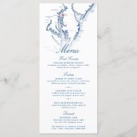 Rock Hall Maryland Map Elegant Navy Blue Wedding