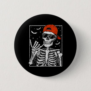 Rock Hand Halloween Kostüm Cool Rock Music Rocker Button