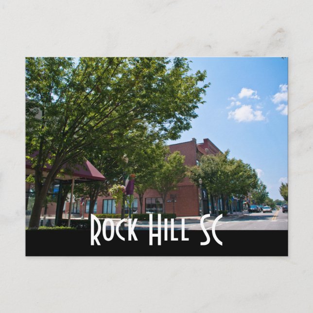 Rock Hill SC Postkarte (Vorderseite)