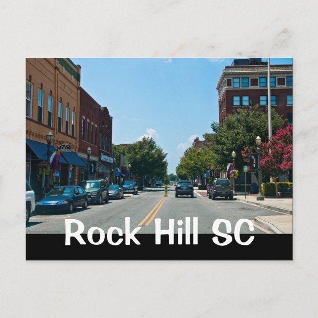 Rock Hill SC Postkarte (Vorderseite)